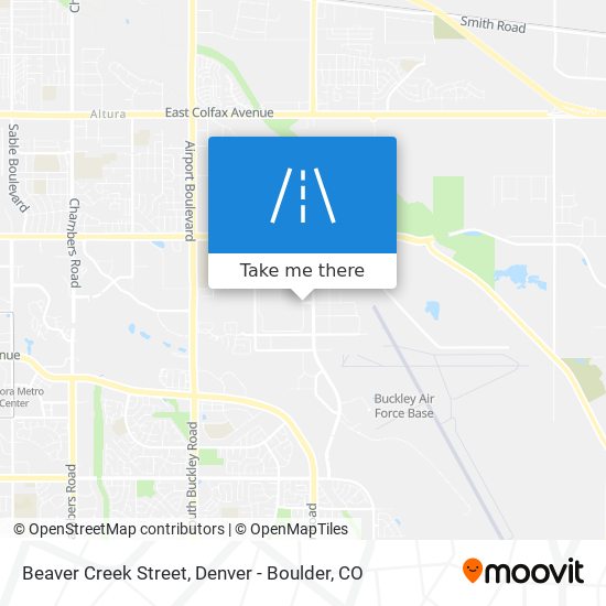 Beaver Creek Street map