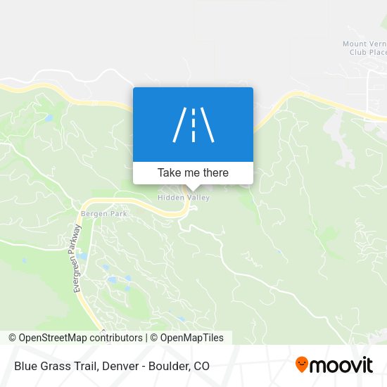 Mapa de Blue Grass Trail