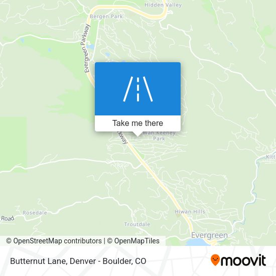 Butternut Lane map