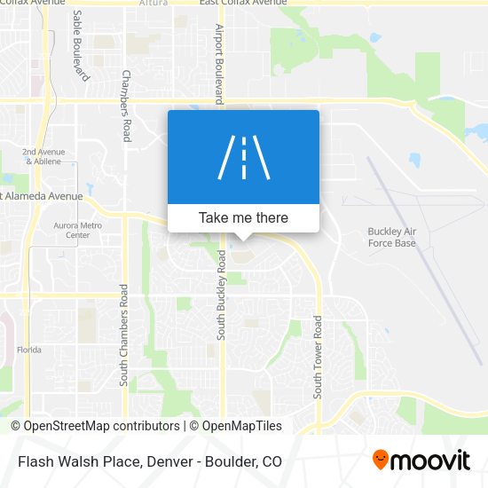 Flash Walsh Place map