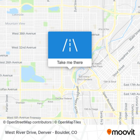 West River Drive map