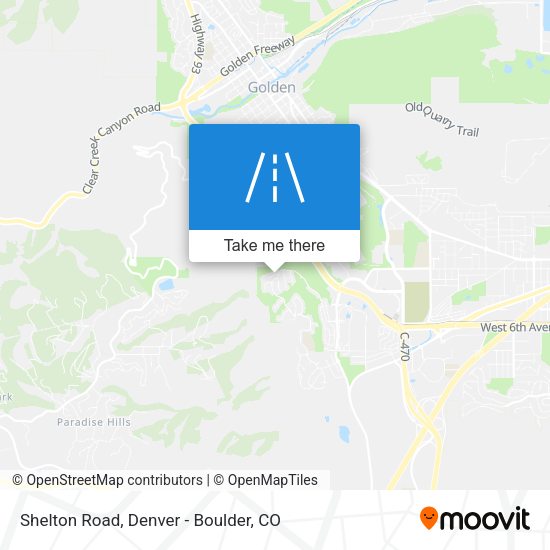 Mapa de Shelton Road
