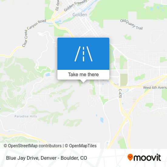 Blue Jay Drive map