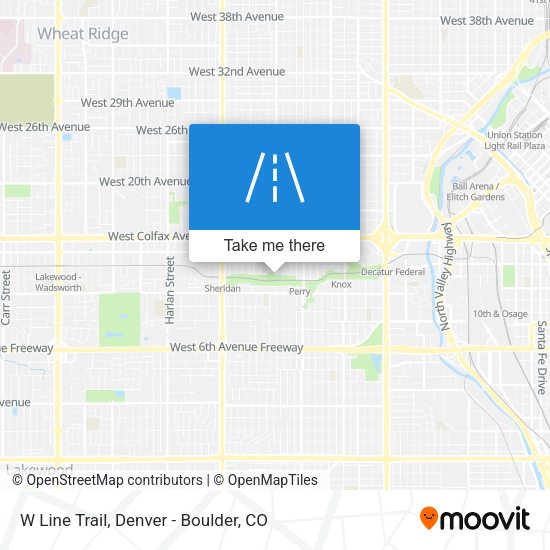 W Line Trail map