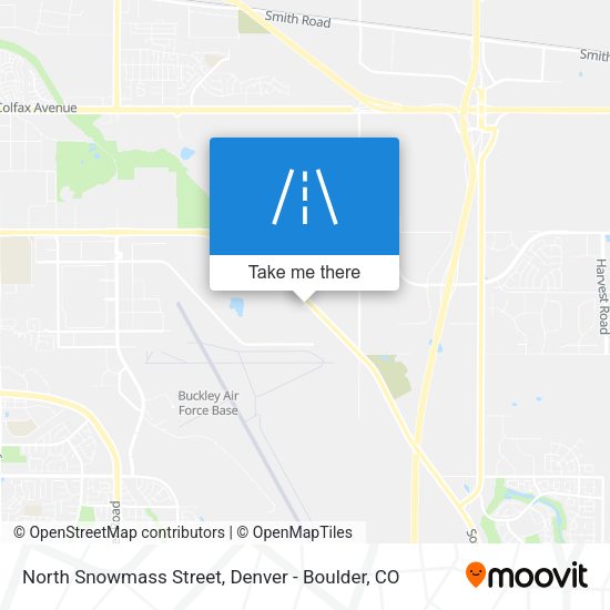 Mapa de North Snowmass Street
