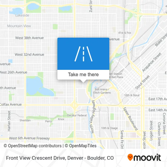Front View Crescent Drive map