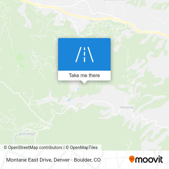 Montane East Drive map