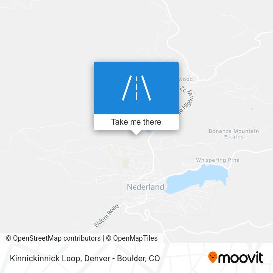 Kinnickinnick Loop map