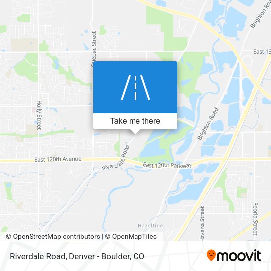 Riverdale Road map