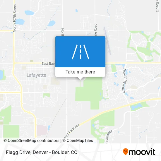 Flagg Drive map