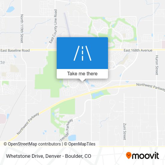 Whetstone Drive map