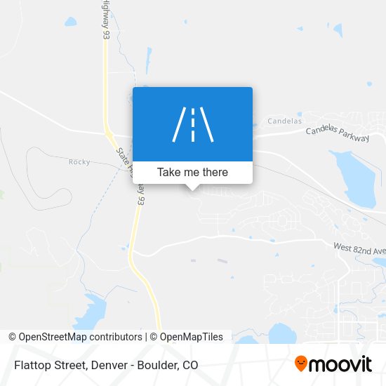 Mapa de Flattop Street