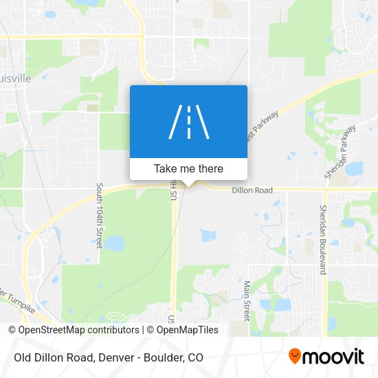 Mapa de Old Dillon Road