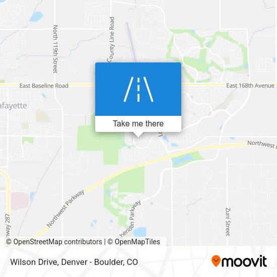 Mapa de Wilson Drive