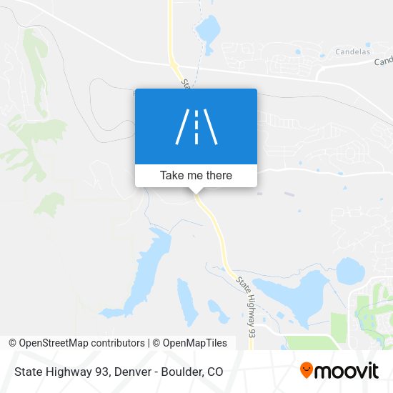State Highway 93 map