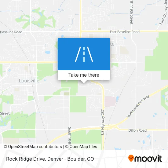 Rock Ridge Drive map