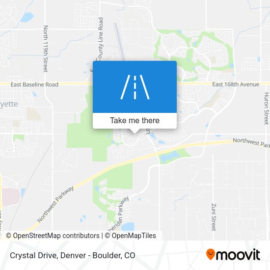 Crystal Drive map