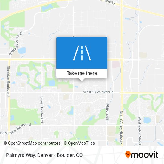 Mapa de Palmyra Way