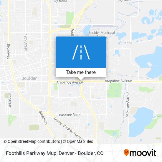 Foothills Parkway Mup map