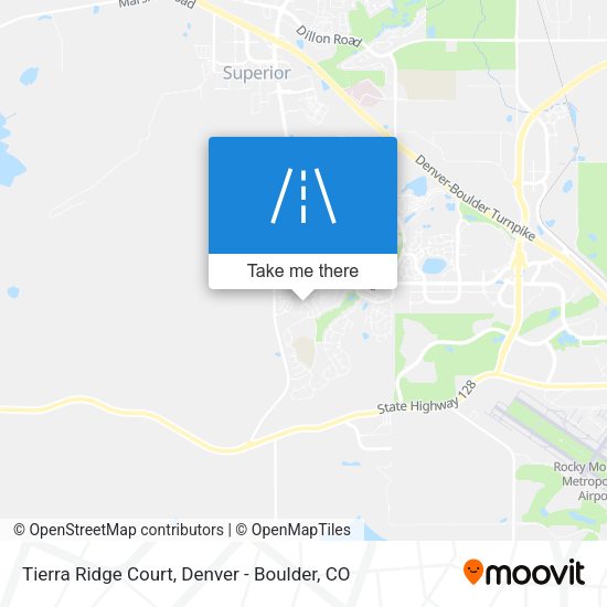 Mapa de Tierra Ridge Court