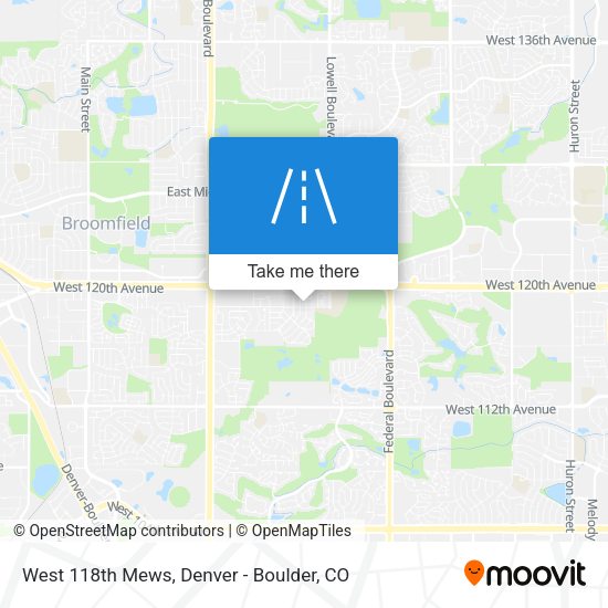 Mapa de West 118th Mews