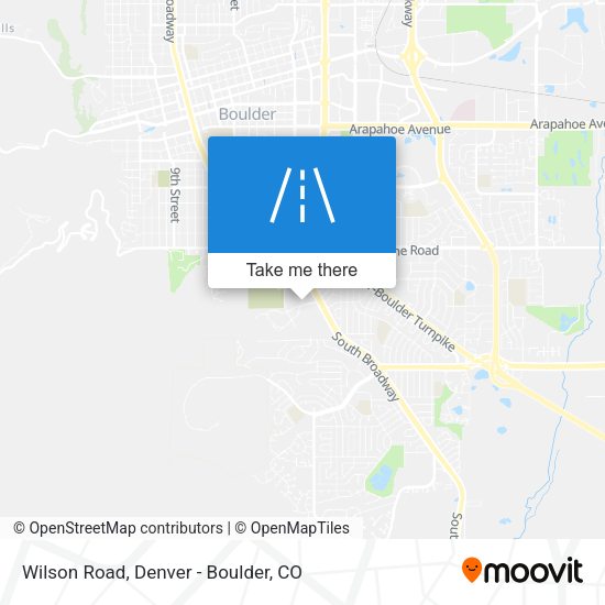 Mapa de Wilson Road