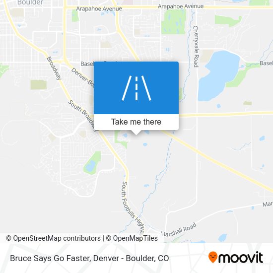 Mapa de Bruce Says Go Faster