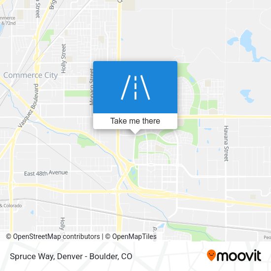 Mapa de Spruce Way