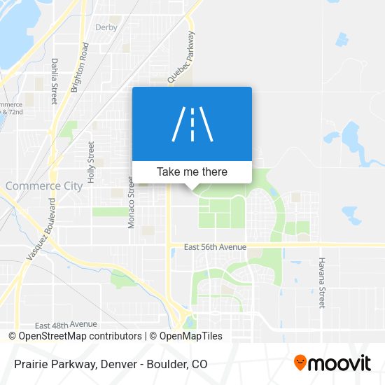 Mapa de Prairie Parkway