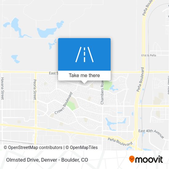 Mapa de Olmsted Drive