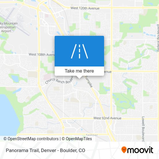 Panorama Trail map
