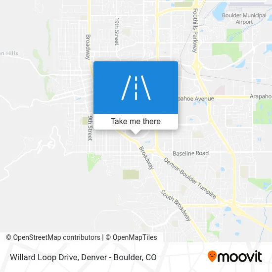 Willard Loop Drive map