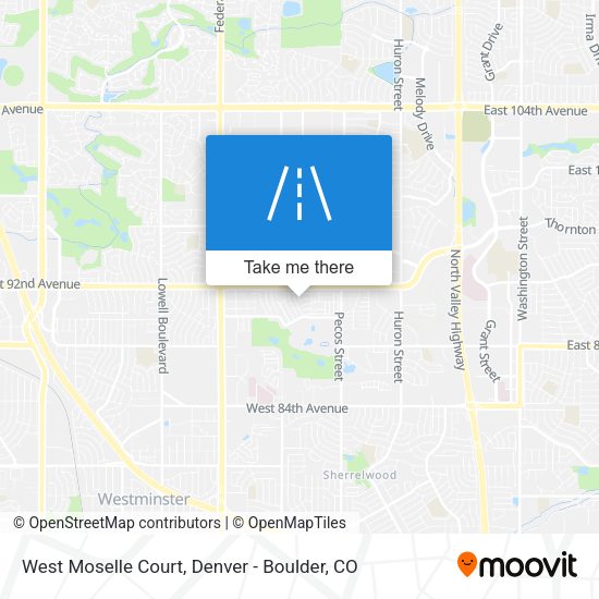 West Moselle Court map