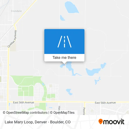 Lake Mary Loop map