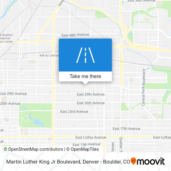 Martin Luther King Jr Boulevard map