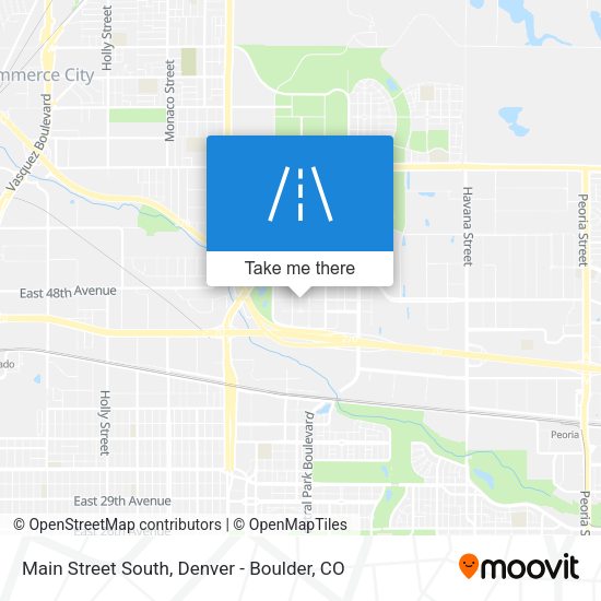 Main Street South map