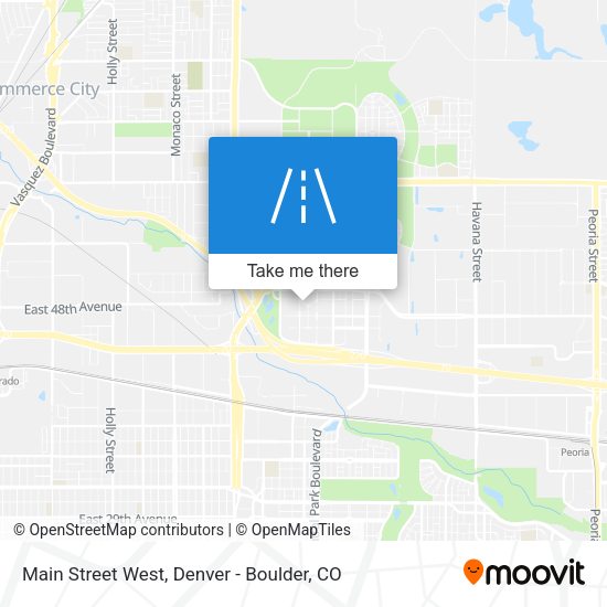 Main Street West map