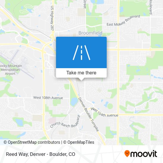 Reed Way map
