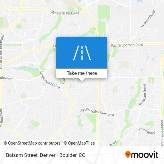 Mapa de Balsam Street