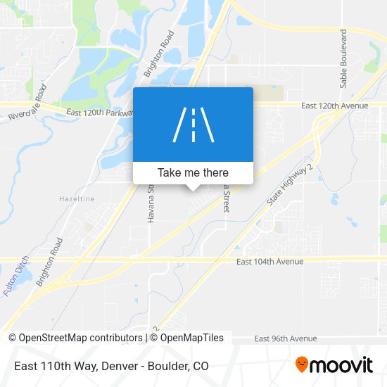 Mapa de East 110th Way