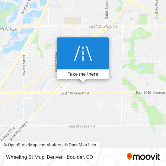 Mapa de Wheeling St Mup