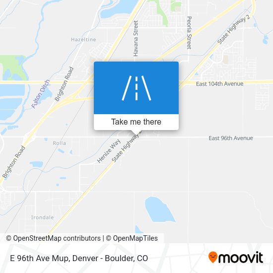E 96th Ave Mup map