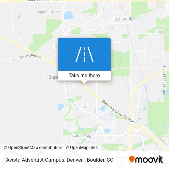 Mapa de Avista Adventist Campus