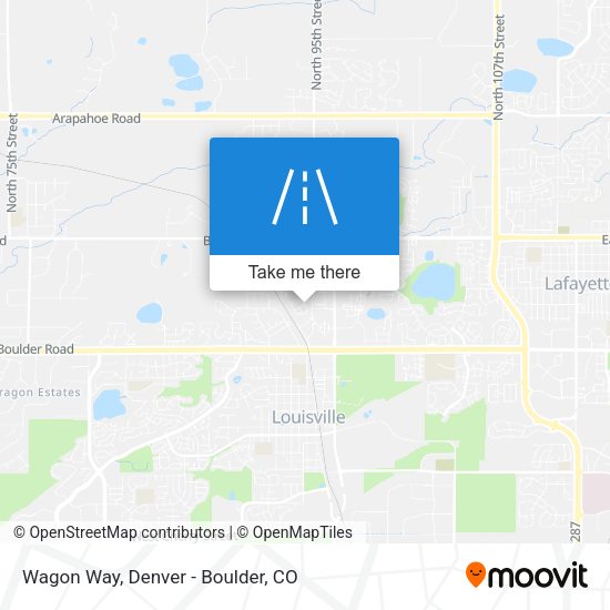 Mapa de Wagon Way