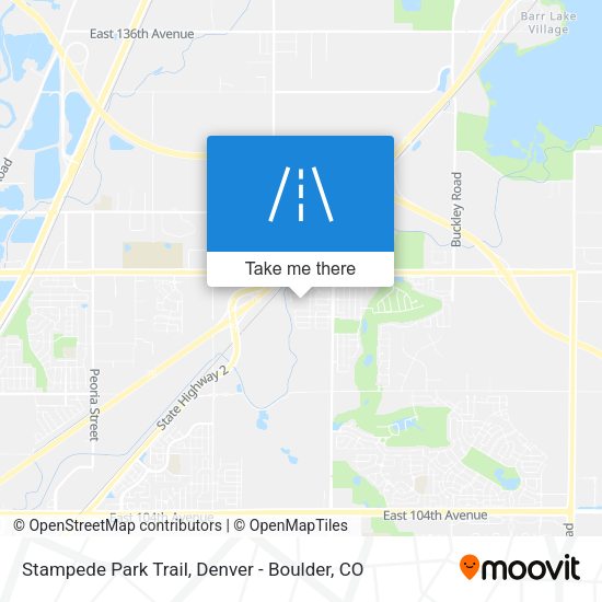 Mapa de Stampede Park Trail