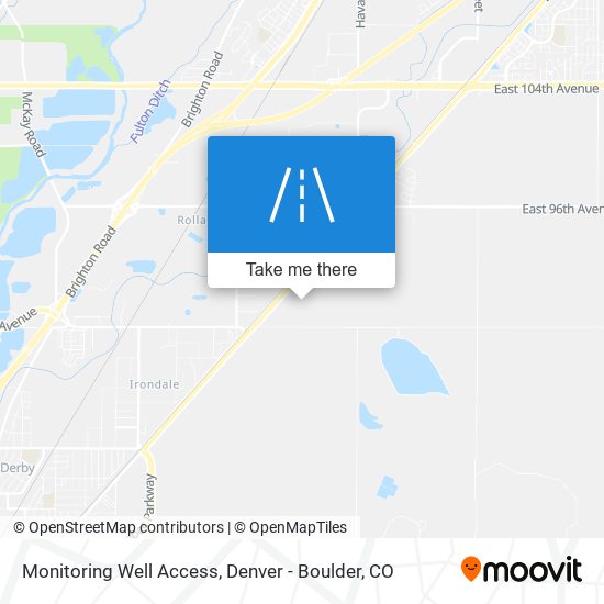 Mapa de Monitoring Well Access