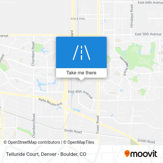 Telluride Court map