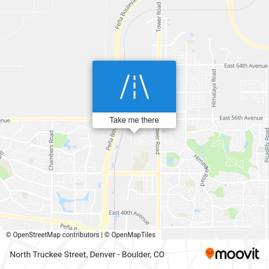 North Truckee Street map