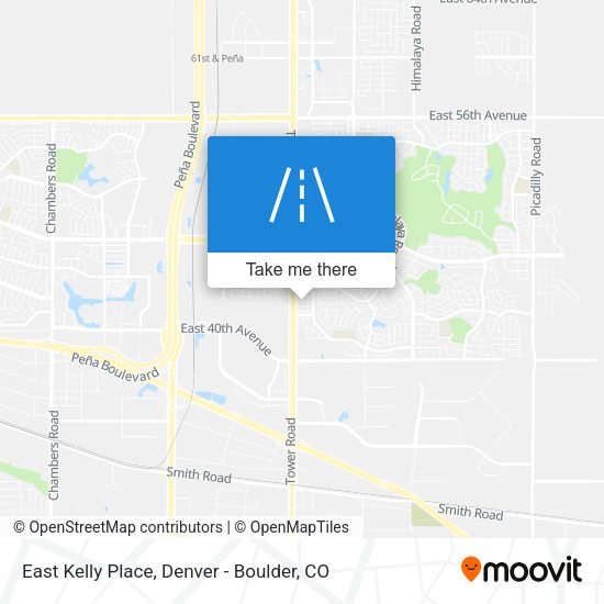 East Kelly Place map