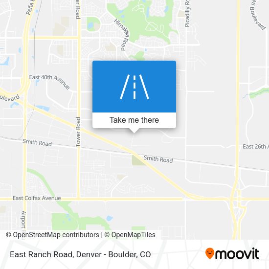 East Ranch Road map